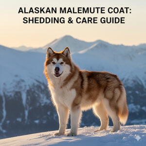 Lông chó Alaska Malamute dày hai lớp, rụng lông theo mùa và cần chăm sóc đúng cách