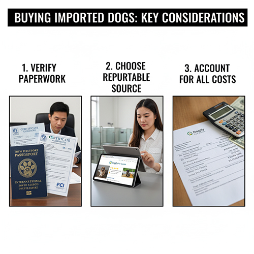Lưu ý khi mua chó nhập khẩu – kiểm tra giấy tờ, chọn nguồn uy tín và tính toán toàn bộ chi phí trước khi mua