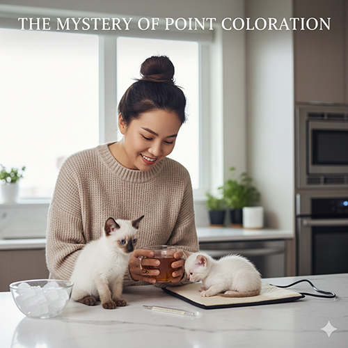 Cơ chế màu point ở mèo Xiêm – bí mật di truyền tạo nên đôi tai, mặt, chân và đuôi đậm màu đặc trưng