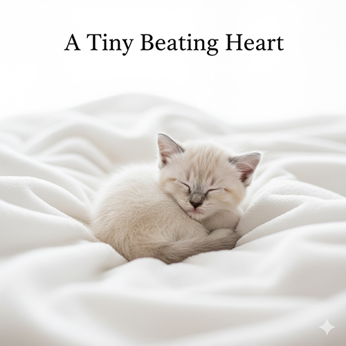 Mèo Ragdoll con nằm ngủ trên mền trắng high-key mềm mại