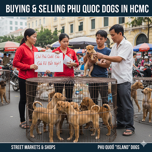 Mua bán chó Phú Quốc tại TPHCM: kênh phổ biến & lưu ý quan trọng