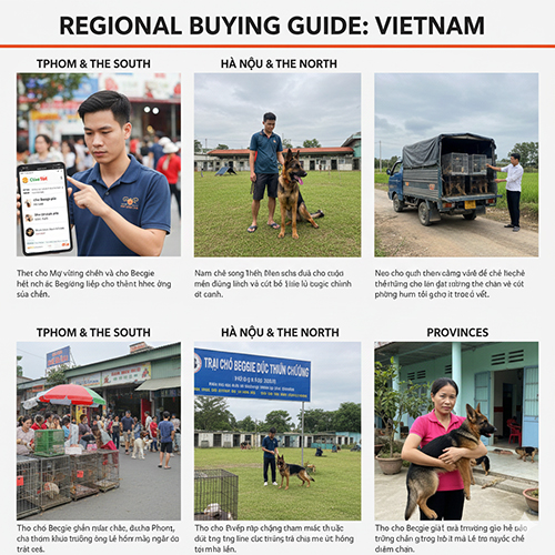 Mua chó Becgie ở TPHCM, Hà Nội và tỉnh – khác nhau như thế nào?