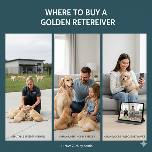 Ba mô hình nơi mua chó Golden thuần chủng: trại chuyên nghiệp, người nuôi gia đình và mua online qua video call