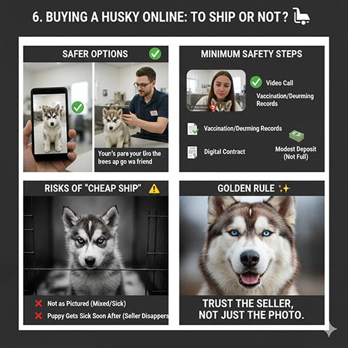 mua cho Husky online va cac luu y khi ship tinh an toan