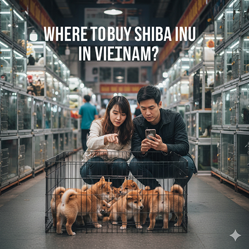 mua chó Shiba Inu ở đâu tại Việt Nam qua kênh online, cửa hàng và trại uy tín