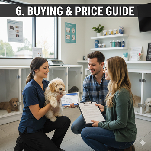 Mua chó và tham khảo giá chó tại cơ sở uy tín với tư vấn và hồ sơ y tế