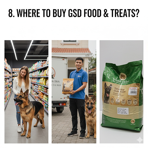 Mua thức ăn hạt và snack cho chó Becgie ở đâu uy tín và an toàn