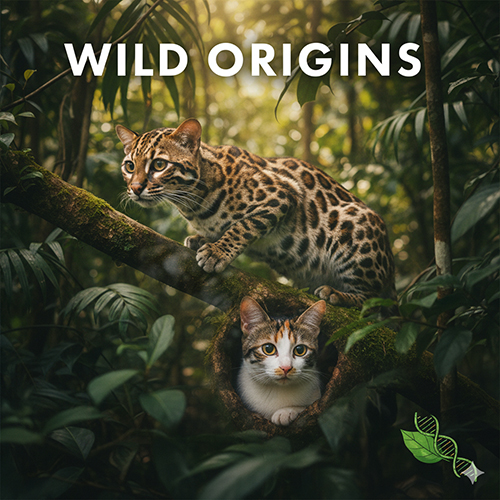 Mèo Bengal và mèo báo châu Á trong rừng – biểu trưng cho nguồn gốc hoang dã và hành trình thuần hóa