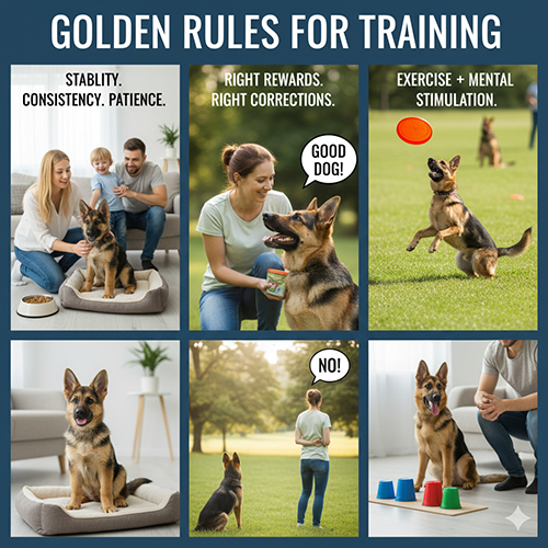 Nguyên tắc vàng khi huấn luyện chó Becgie Đức tại nhà hiệu quả