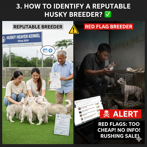 cach nhan biet trai ban cho Husky uy tin va dau hieu can tranh