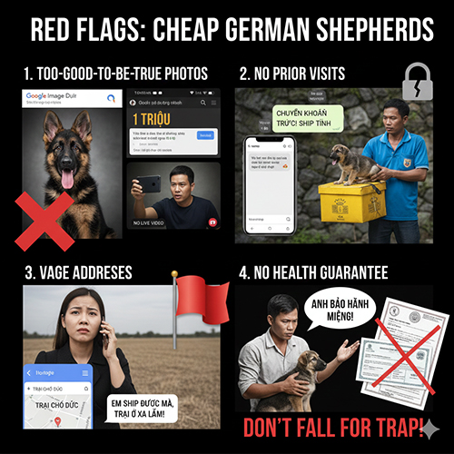 Những dấu hiệu “cờ đỏ” khi gặp tin bán chó Becgie giá rẻ – cảnh báo lừa đảo và rủi ro sức khỏe