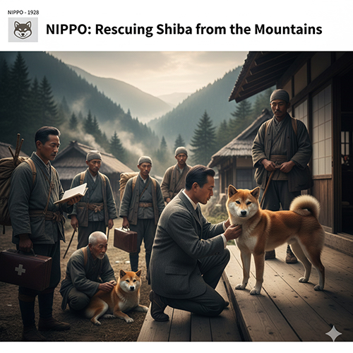 Hình minh họa NIPPO tìm lại những dòng Shiba bản địa tại các vùng núi Nhật Bản