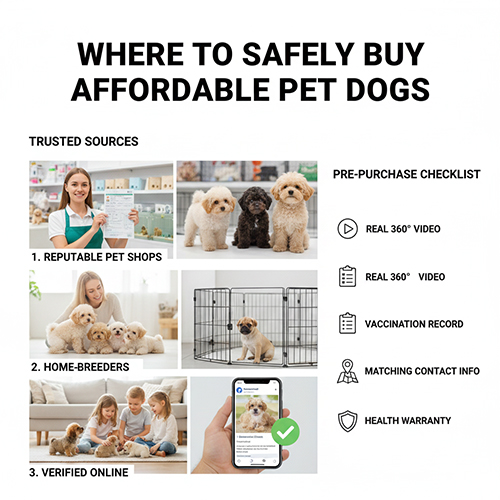hướng dẫn nơi mua chó cảnh giá rẻ an toàn và checklist trước khi mua