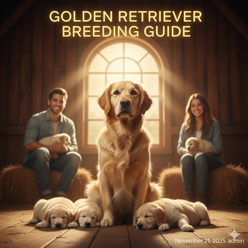Phối giống chó Golden – hướng dẫn thời điểm, số con mỗi lứa và giá phối giống