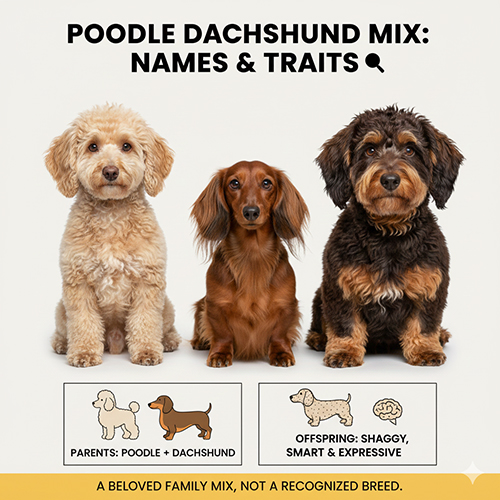 Poodle lai Lạp xưởng là chó gì và cách phân biệt tên gọi