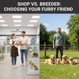 So sánh shop chó cảnh và trại chó breeder khi chọn mua thú cưng tại Việt Nam