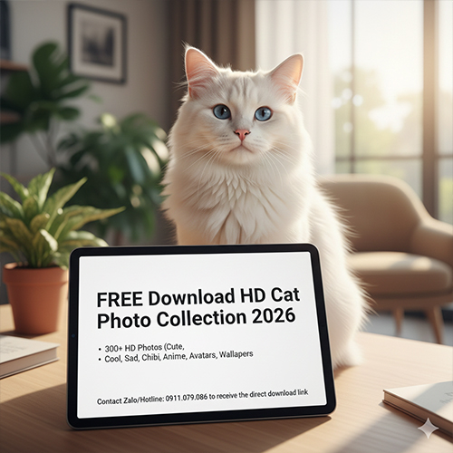 tải miễn phí bộ sưu tập ảnh mèo hd nhiều phong cách cute ngầu buồn chibi anime