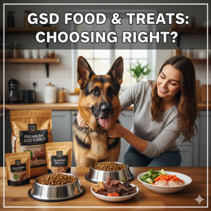 Thức ăn hạt cho chó Becgie và snack thưởng phù hợp cho huấn luyện và sức khỏe