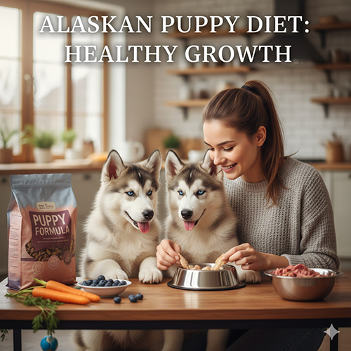 thực đơn cho chó alaska con giúp tăng cân khỏe mạnh không béo phì