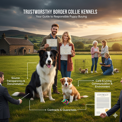 Tiêu chí chọn nơi mua chó Border Collie uy tín: minh bạch nguồn gốc, điều kiện nuôi, cách giao tiếp và cam kết bảo hành