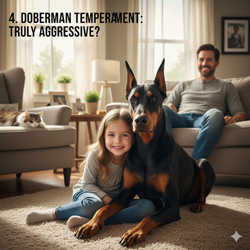 Tính cách Doberman – có thực sự dữ hay chỉ là hiểu lầm?