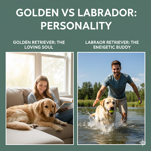 so sanh tinh cach golden retriever va labrador retriever trong gia dinh