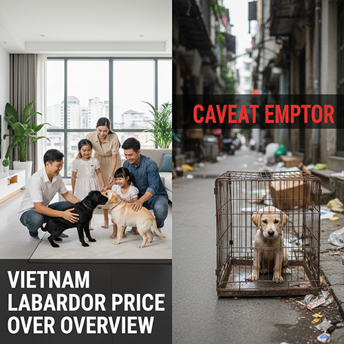 tong quan gia cho labrador tai viet nam va su khac biet giua labrador thuon va tin rao gia re