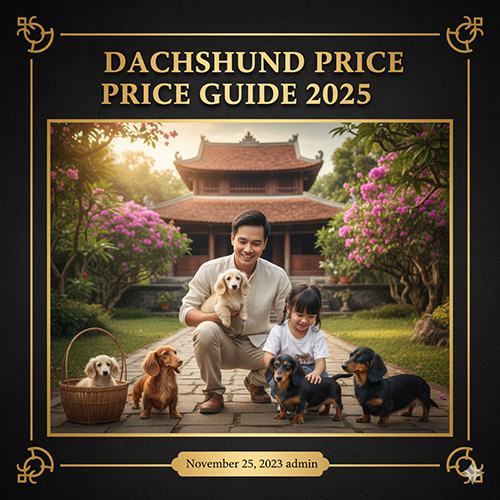 Tổng quan giá chó Lạp xưởng và các phân khúc phổ biến