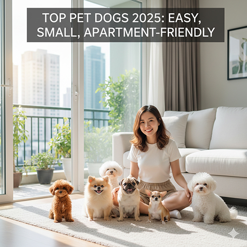 Top chó cảnh dễ nuôi, nhỏ xinh, phù hợp nuôi trong căn hộ chung cư