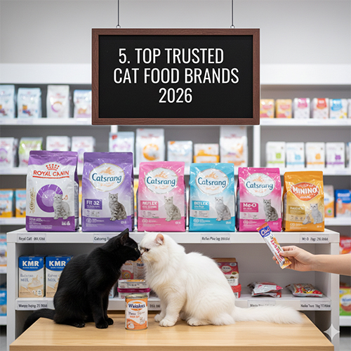 Top thương hiệu thức ăn cho mèo được nhiều người nuôi tin dùng