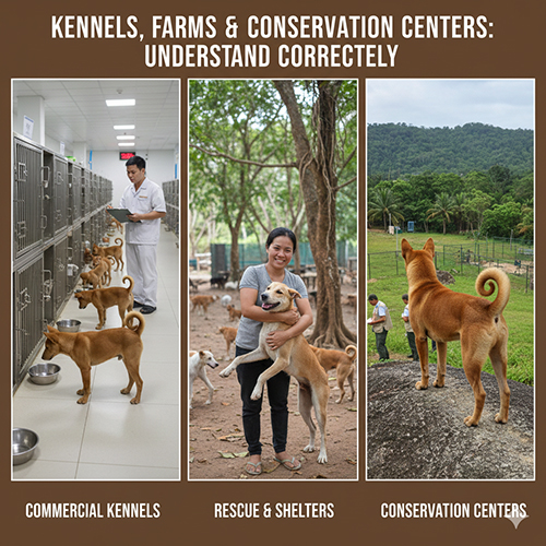 Trại chó Phú Quốc, trang trại & khu bảo tồn: hiểu đúng bản chất