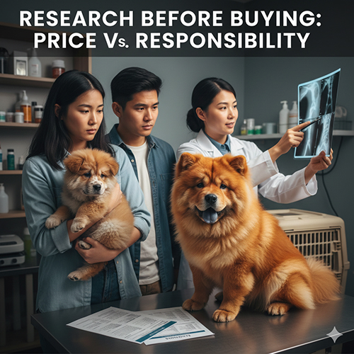 Vì sao cần tìm hiểu kỹ trước khi mua chó Chow Chow