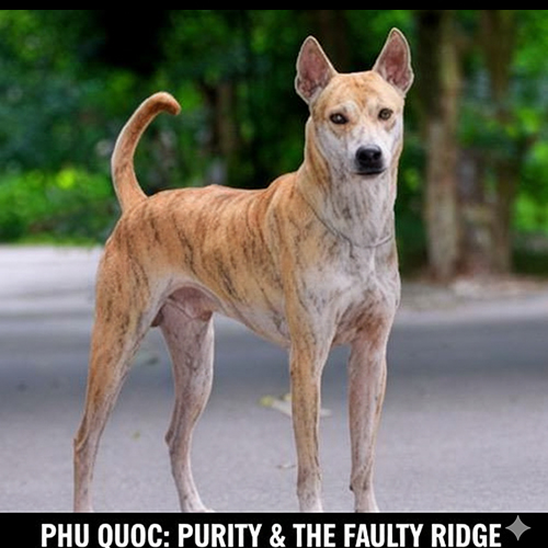 Vì sao có những chó Phú Quốc trông rất giống nhưng lại không có xoáy