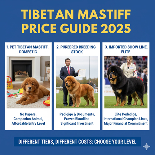 Bảng giá tham khảo chó Ngao Tây Tạng theo nhóm pet, thuần chủng và nhập khẩu