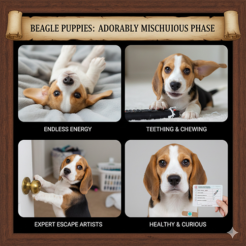 Beagle con – đáng yêu, tinh nghịch và tràn đầy năng lượng