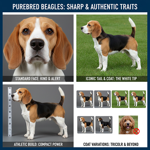 Beagle thuần chủng – nhận diện ngoại hình chuẩn, sắc nét và đúng tiêu chuẩn giống