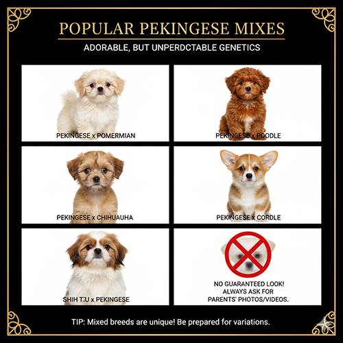 các kiểu chó Bắc Kinh lai phổ biến như lai Phốc Sóc Poodle Chihuahua Corgi