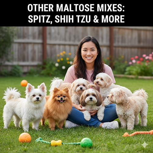 Các kiểu chó Maltese lai Spitz, Phốc Sóc và Shih Tzu phổ biến