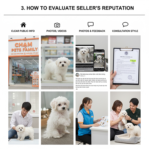 Cách kiểm tra uy tín nơi bán chó Maltese trước khi đặt cọc