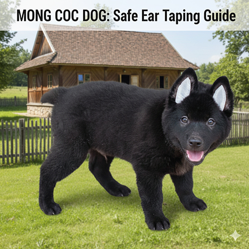 Hướng dẫn dựng tai chó Mông Cộc an toàn và đúng thời điểm