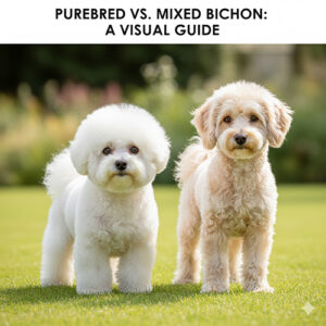 So sánh chó Bichon thuần chủng và chó Bichon lai qua ngoại hình lông dáng mặt