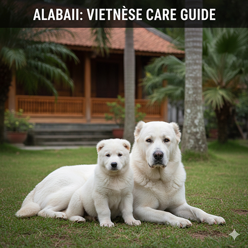 Cách nuôi chó Alabai ở Việt Nam với môi trường sân vườn, chế độ ăn và huấn luyện an toàn