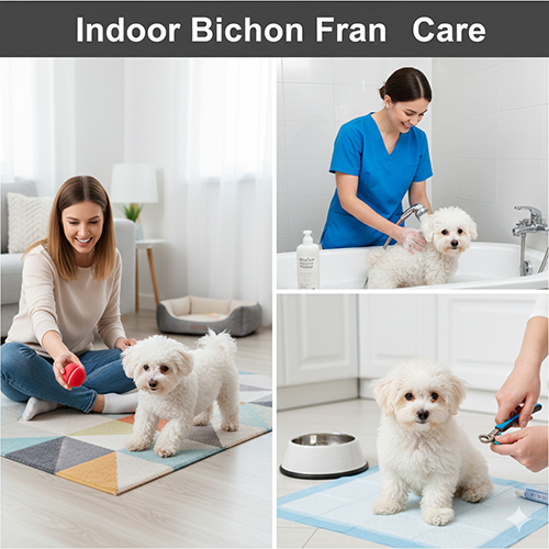 Cách nuôi chó Bichon Frise trong nhà với môi trường sống, vận động và vệ sinh phù hợp