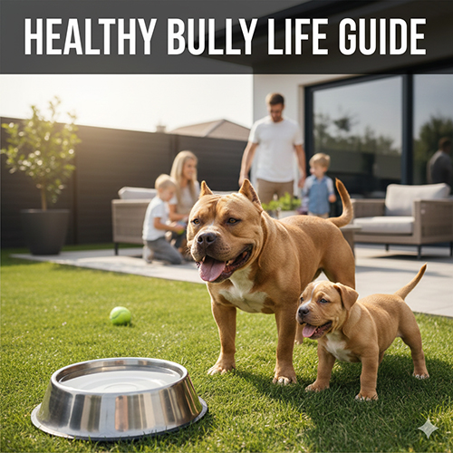 Cách nuôi chó Bully khỏe mạnh với chế độ ăn, vận động và sinh hoạt hằng ngày trong gia đình