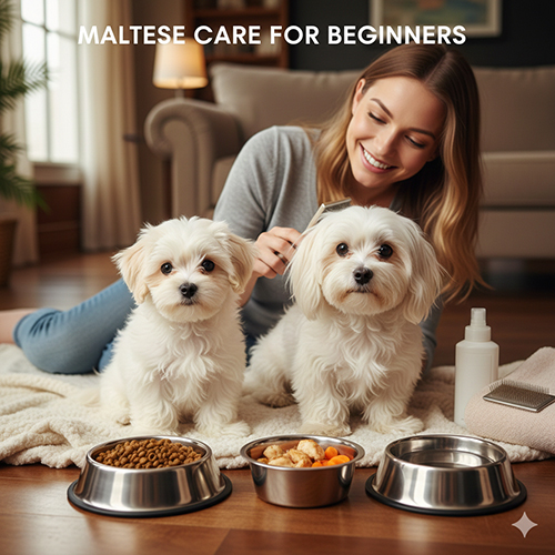 Cách nuôi chó Maltese cho người mới với chế độ ăn uống và chăm sóc lông cơ bản