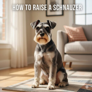 Cách nuôi chó ông già Schnauzer trong nhà khỏe mạnh sạch sẽ