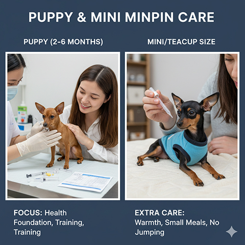 Chăm sóc chó Phốc hươu con và Phốc hươu mini với các lưu ý về sức khỏe và an toàn