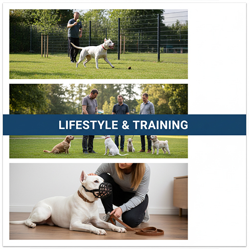 Huấn luyện và sinh hoạt hằng ngày của chó Dogo Argentino với người nuôi có kinh nghiệm