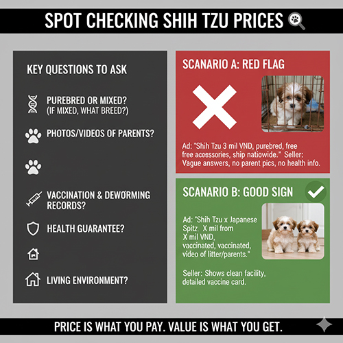 cach kiem tra bao gia cho shih tzu co hop ly khong dau hieu tot va dau hieu can canh bao