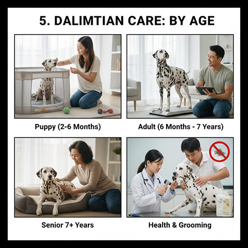 Chăm sóc sức khỏe chó Đốm Dalmatian và phòng các vấn đề thường gặp tại Việt Nam
